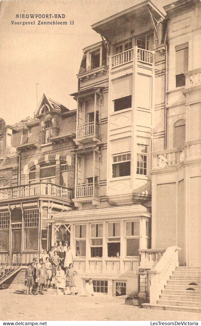 BELGIQUE - NIEUPORT - Voorgevel Zonnebloem II - Carte Postale Ancienne - Nieuwpoort