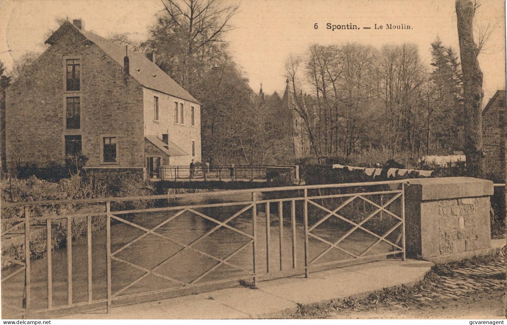 SPONTIN  LE MOULIN            2 SCANS - Yvoir