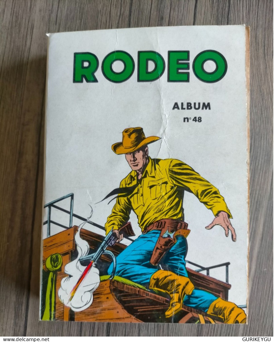 Bd  Album  RODEO   N° 48 Avec N° 259.260.261.262  Dedans LUG 1973 TEX WILLER  MIKI LE RANGER - Lug & Semic