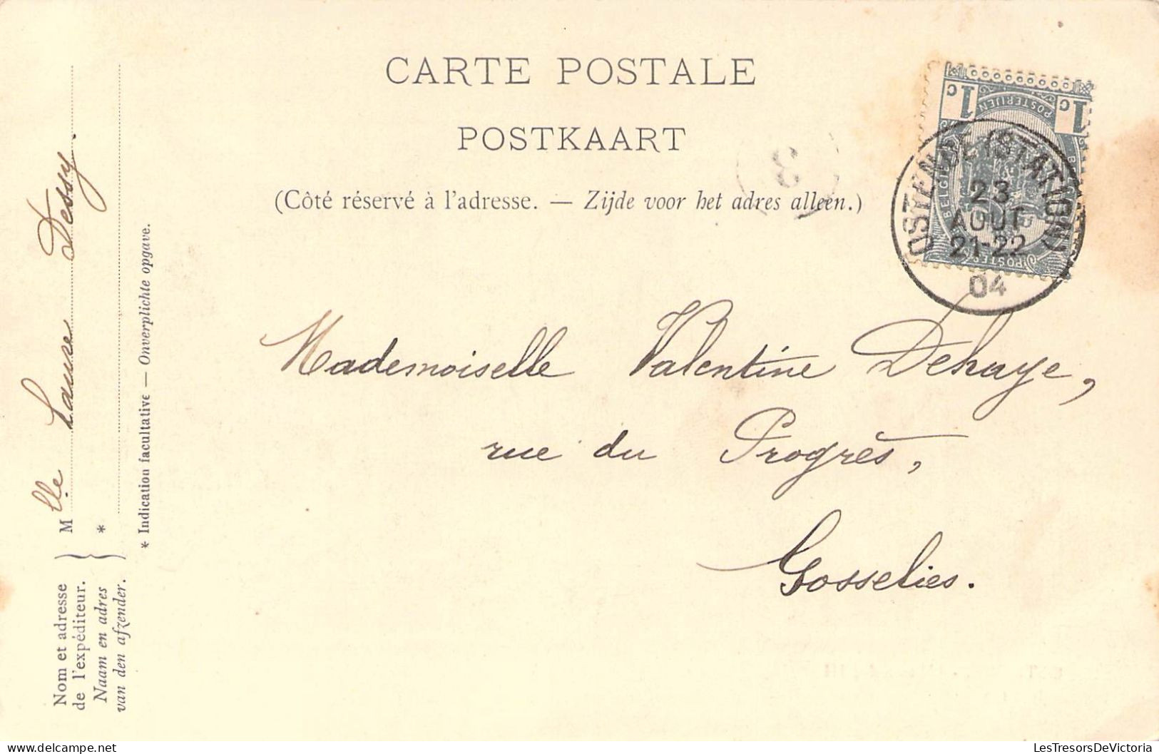 BELGIQUE - OSTENDE - L'Estacade III - Editeur Albert Sugg - Carte Postale Ancienne - Oostende