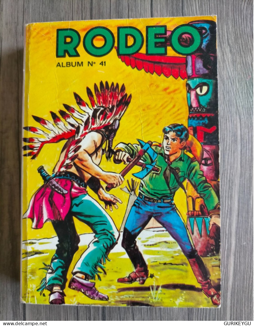 Bd  Album  RODEO   N° 41 Avec N° 231.232.233.234   Dedans LUG 1970 TEX WILLER  MIKI LE RANGER - Lug & Semic