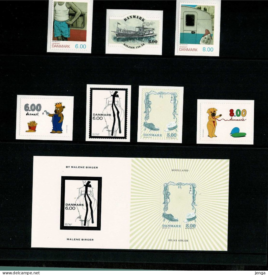 Denmark 2011, Full Year, Including Souvenir Sheets MNH(**) In Folder. - Años Completos