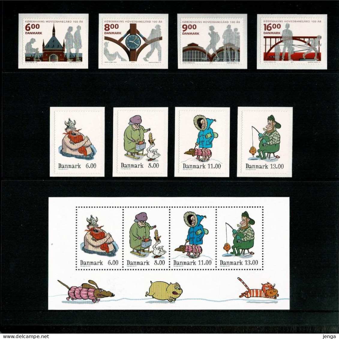 Denmark 2011, Full Year, Including Souvenir Sheets MNH(**) In Folder. - Années Complètes