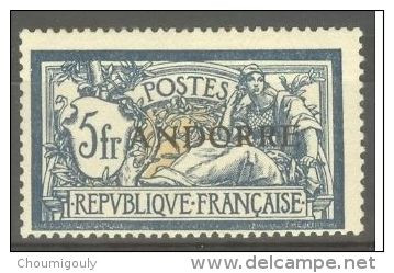 ANDORRE STAMP TIMBRE N° 21 \" MERSON 5F BLEU ET CHAMOIS 1931 \" NEUF Xx TTB - Autres & Non Classés