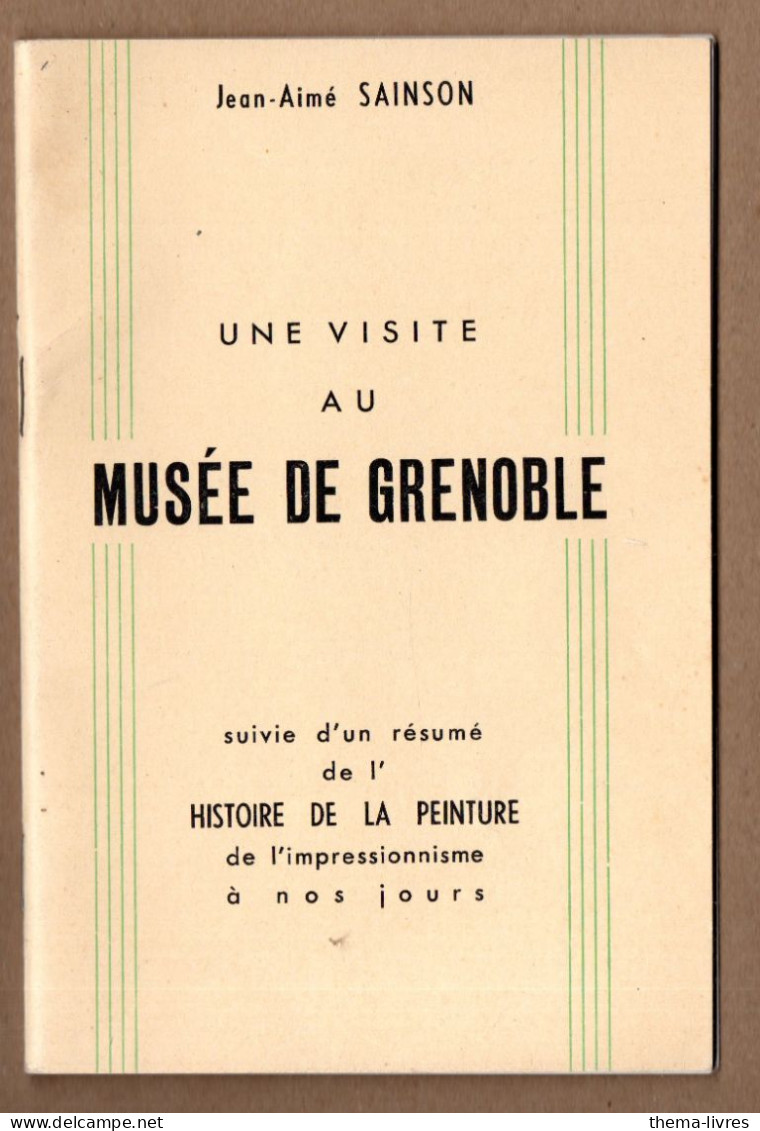 Une Visite Au Musée De GRENOBLE (38)   1953  (PPP42143) - Alpes - Pays-de-Savoie