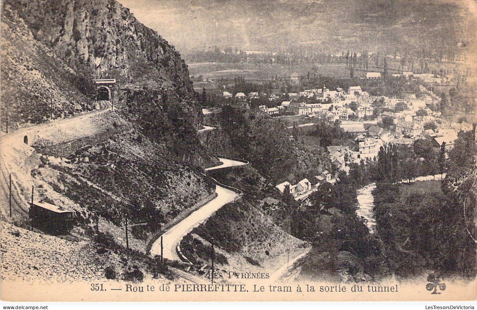 FRANCE - 93 - PIERREFITE - Le Tram à La Sortie Du Tunnel - Carte Postale Ancienne - Pierrefitte Sur Seine
