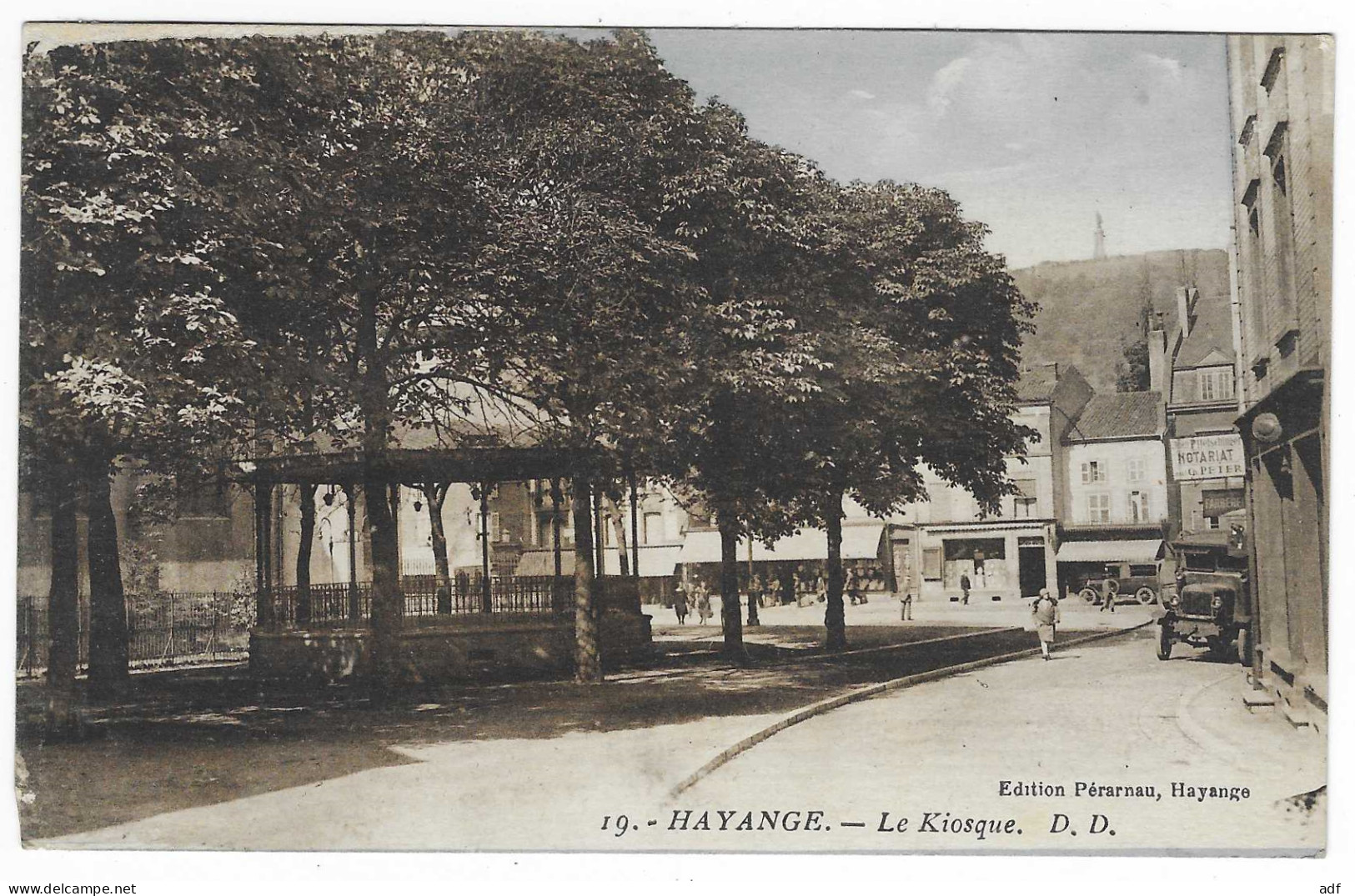 CPA HAYANGE, LE KIOSQUE, MOSELLE 57 - Hayange