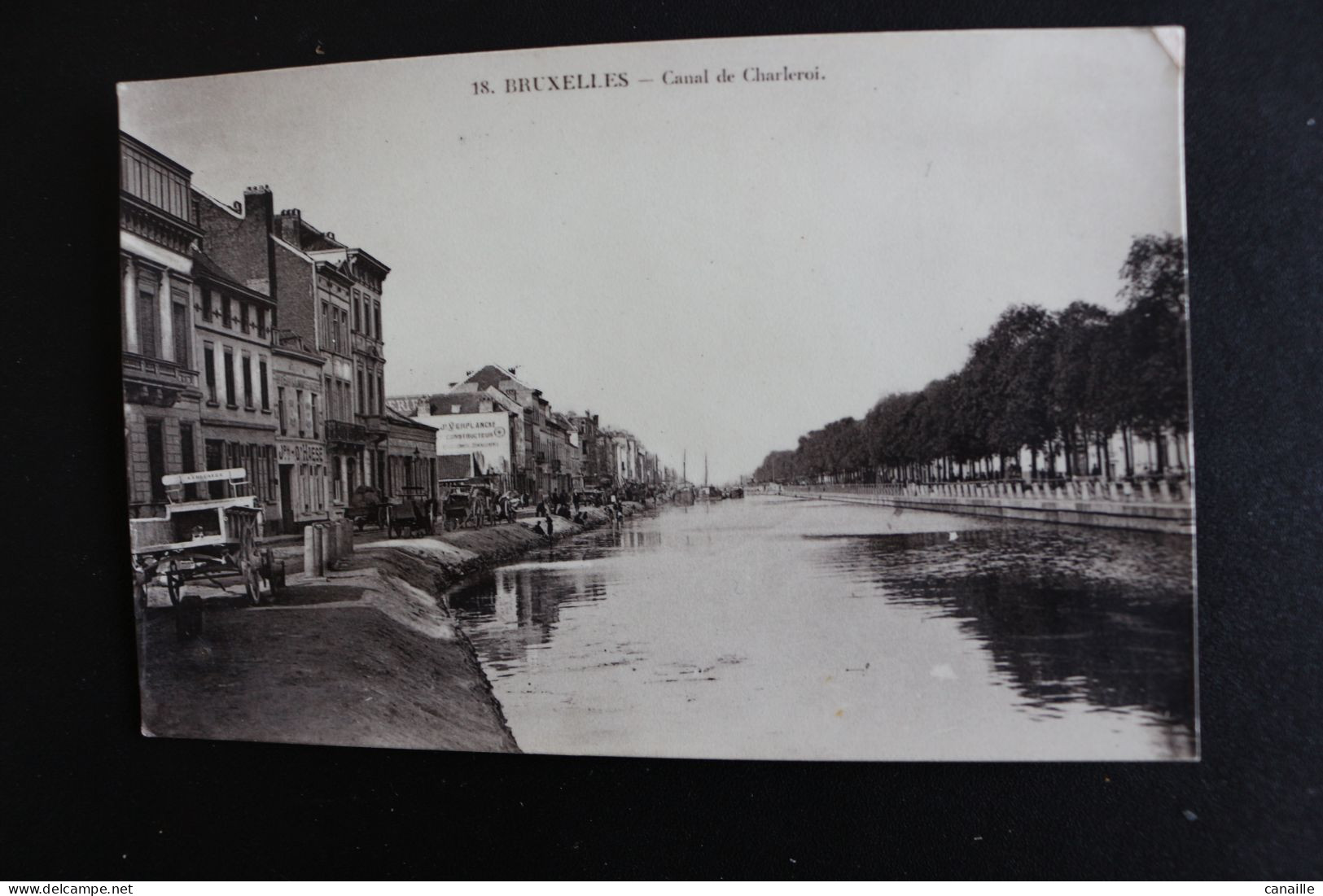 CL-87 /  Bruxelles  -  Canal  De Charleroi   / 1912 - Maritime
