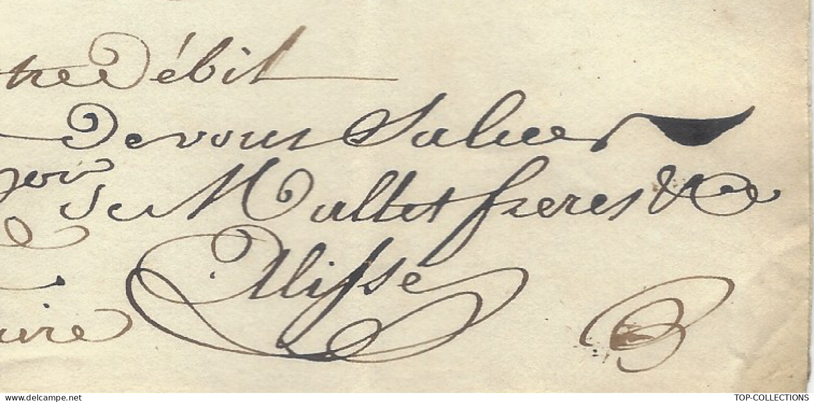 1820 LETTRE BANQUE FINANCE NEGOCE Par Mallet Frères Banque Paris Pour Veuve Lecouteulx à Rouen V.SCANS+HISTORIQUE - Altri & Non Classificati