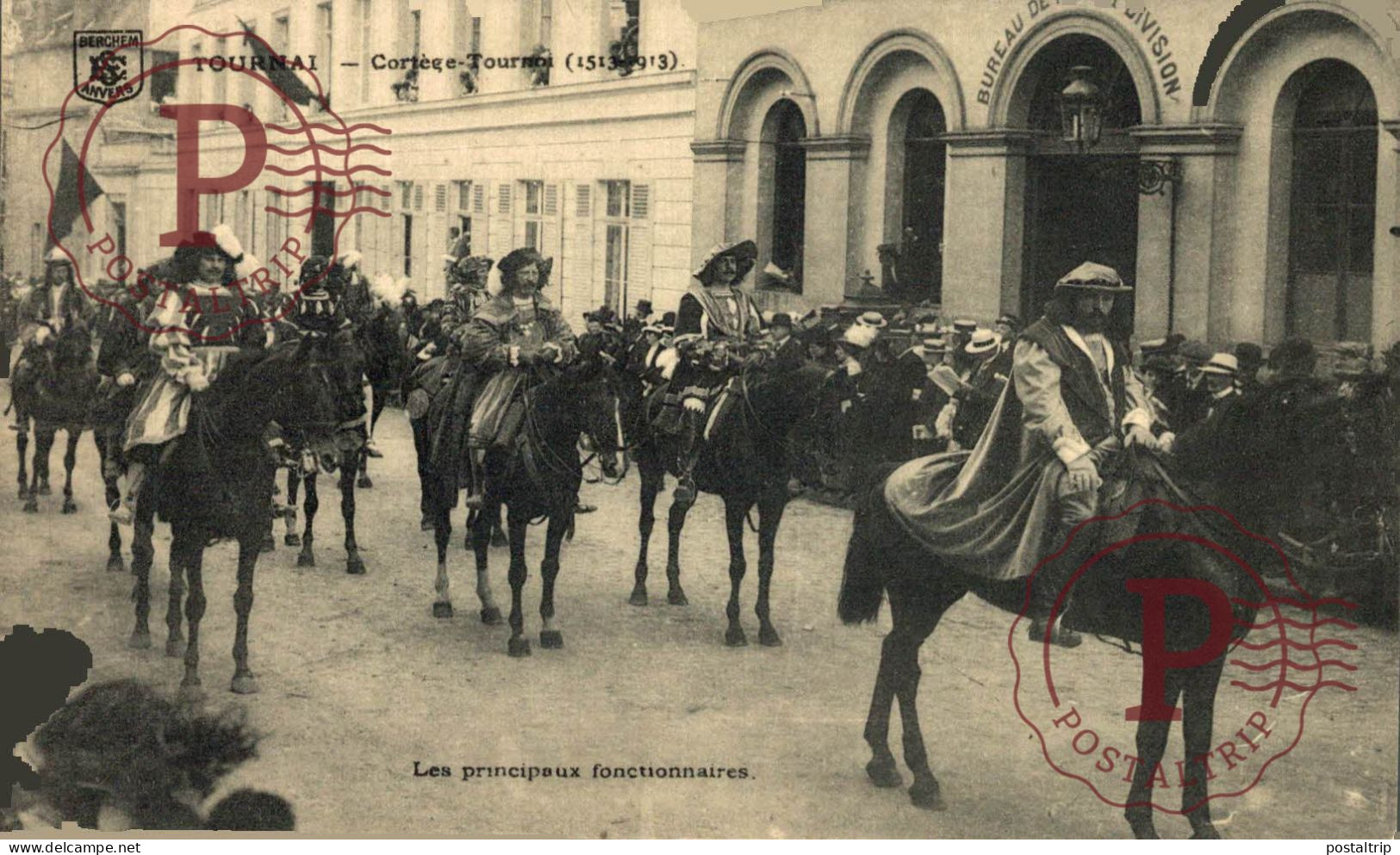 LOTE 40 POSTALES HAINAUT Tournai - Cortège-Tournoi De Chevalerie (1513-1913) - Doornik