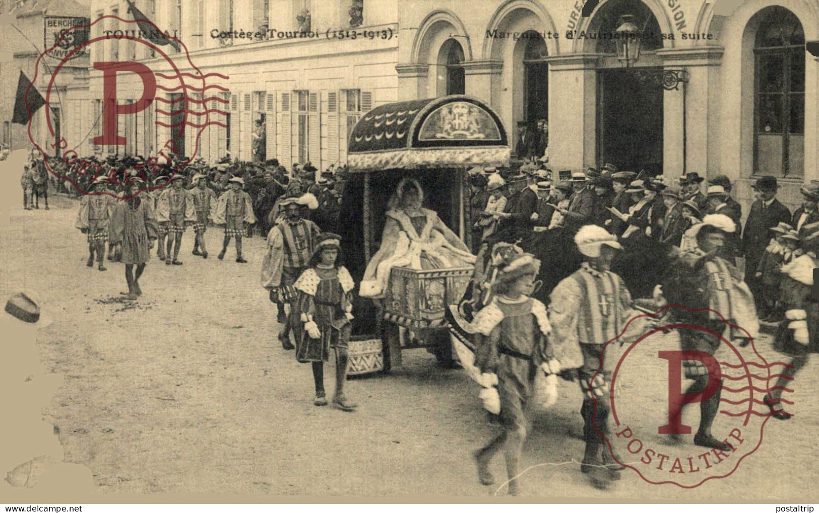 LOTE 40 POSTALES HAINAUT Tournai - Cortège-Tournoi De Chevalerie (1513-1913) - Doornik