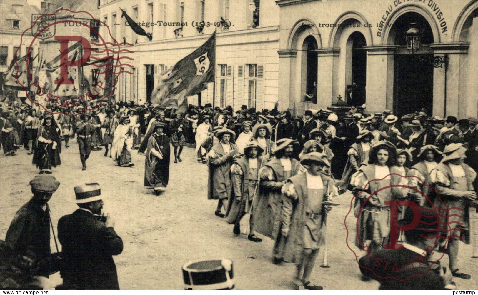 LOTE 40 POSTALES HAINAUT Tournai - Cortège-Tournoi de Chevalerie (1513-1913)