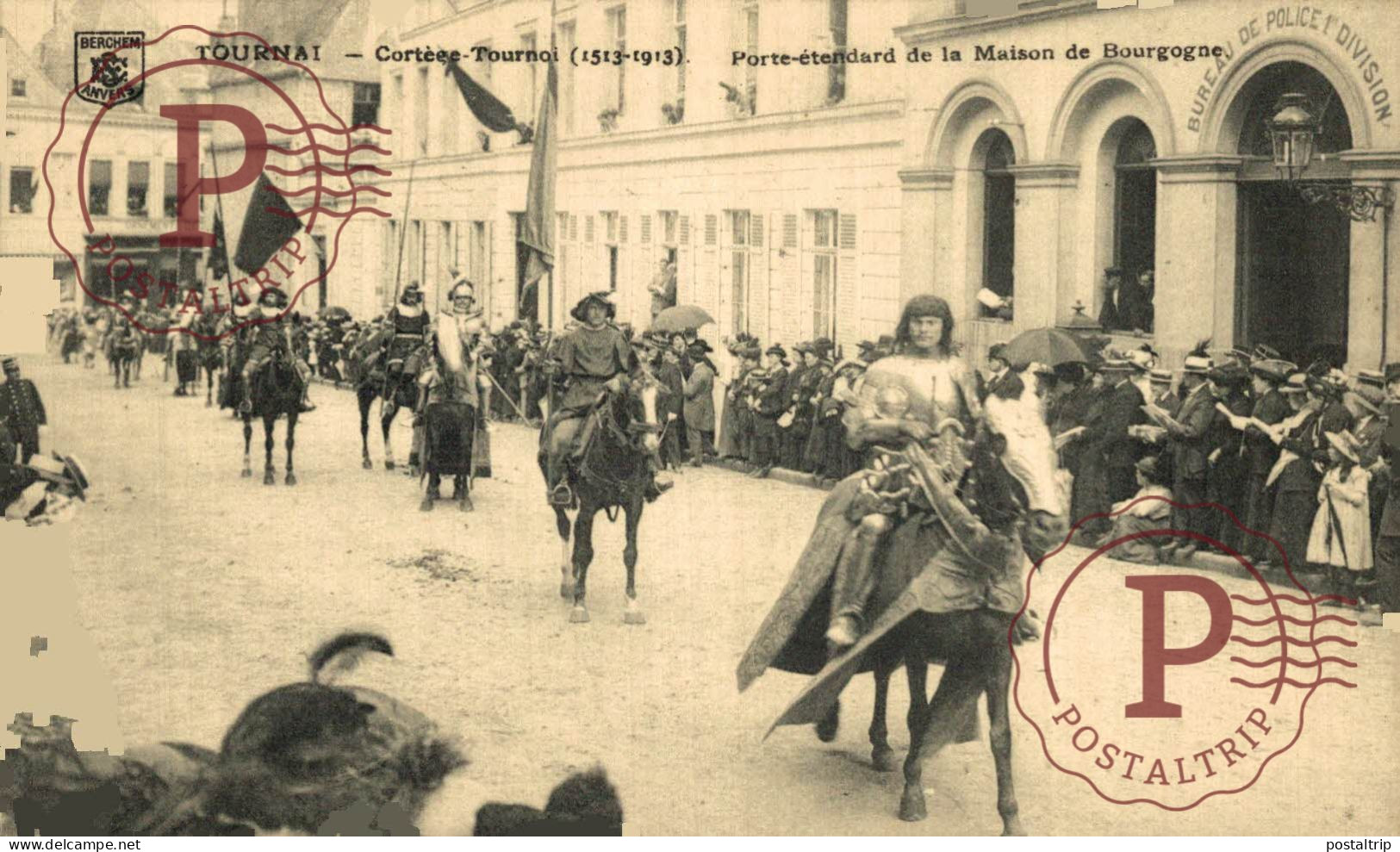 LOTE 40 POSTALES HAINAUT Tournai - Cortège-Tournoi de Chevalerie (1513-1913)