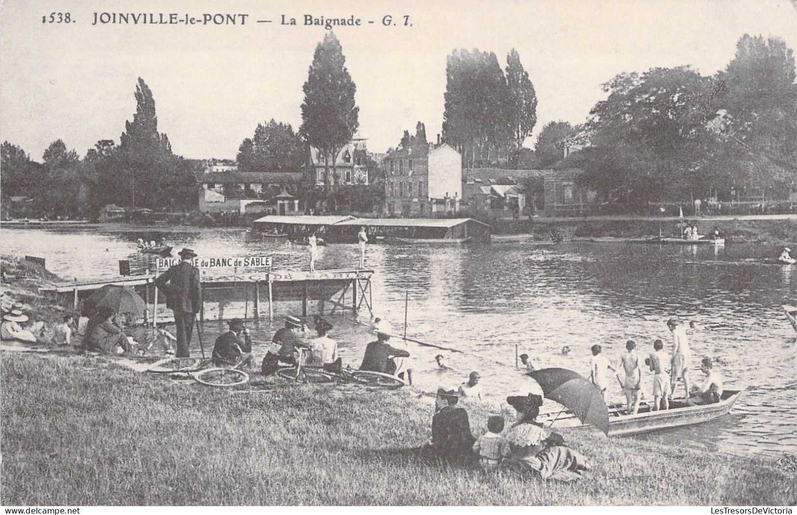 FRANCE - 94 - JOINVILLE LE PONT - La Baignade - Carte Postale Ancienne - Joinville Le Pont