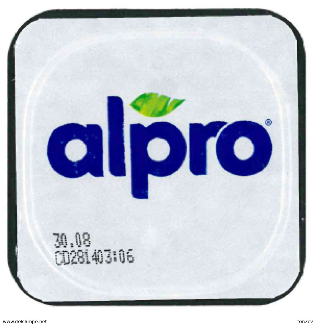 Tapa De Yogur, Yogurt - Alpro -  España - Milchdeckel - Kaffeerahmdeckel