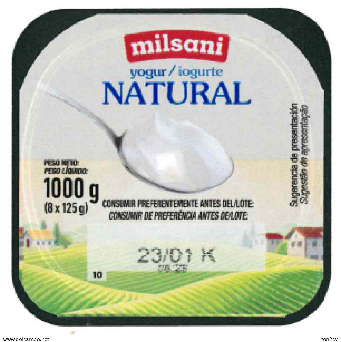 Tapa De Yogur, Yogurt - Milsani - España - Milk Tops (Milk Lids)