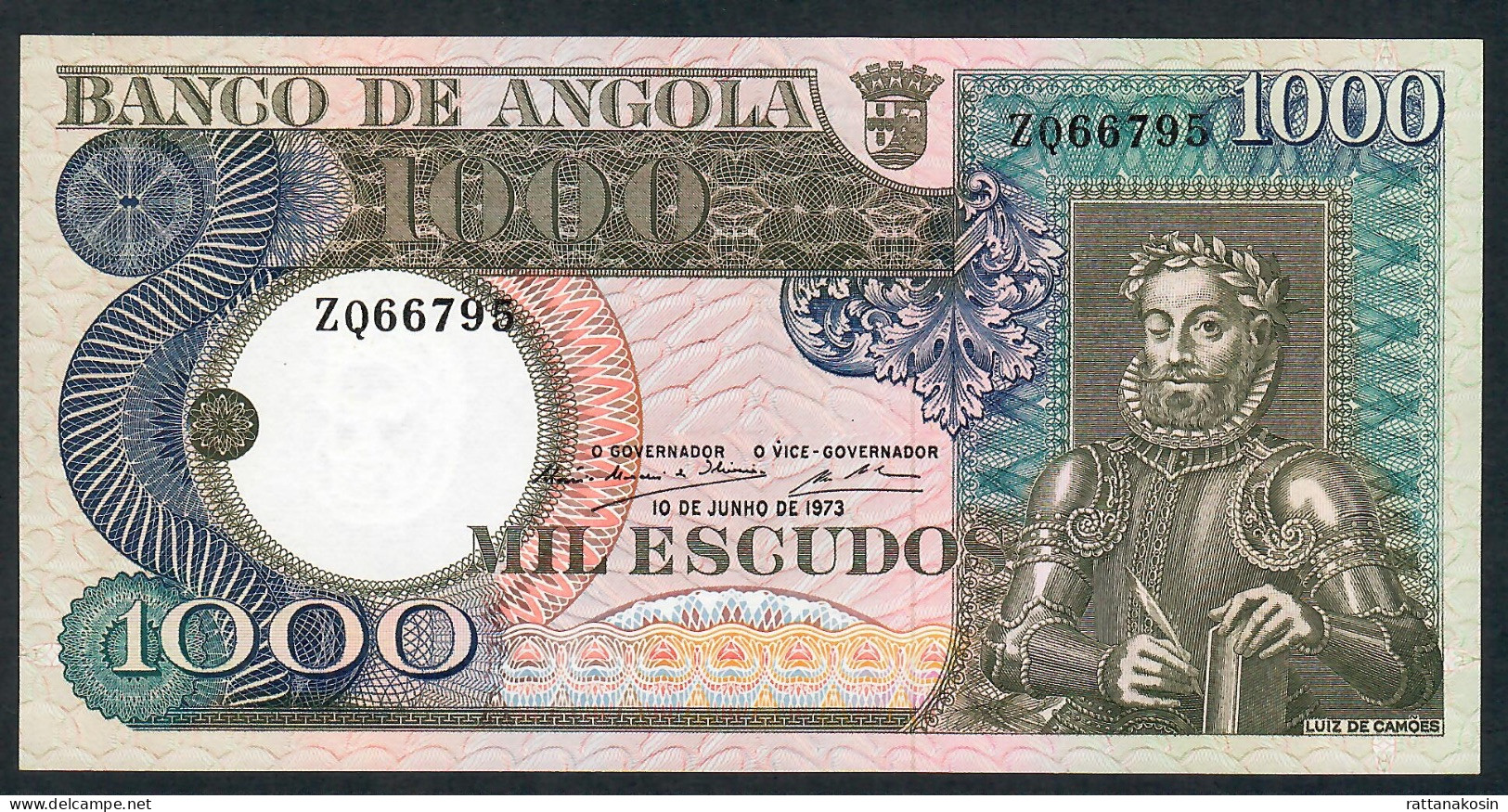 ANGOLA P108 100 ESCUDOS  10.6..1973 #ZQ   UNC. - Angola