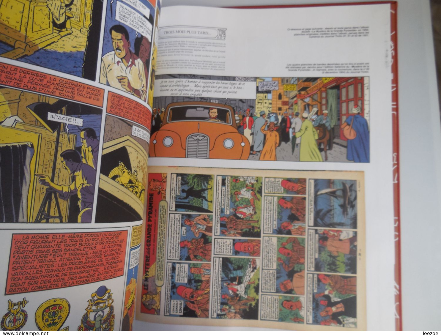 BD BLAKE ET MORTIMER LE MYSTERE DE LA GRANDE PYRAMIDE T2 numéroté 157/2500, E.P JACOBS......................N5..10.2023