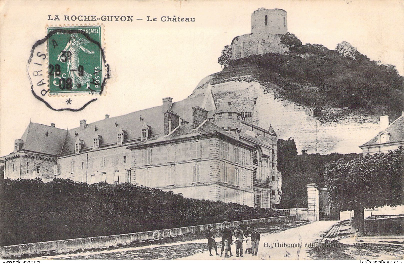 FRANCE - 95 - LA ROCHE GUYON - Le Château - Carte Postale Ancienne - La Roche Guyon