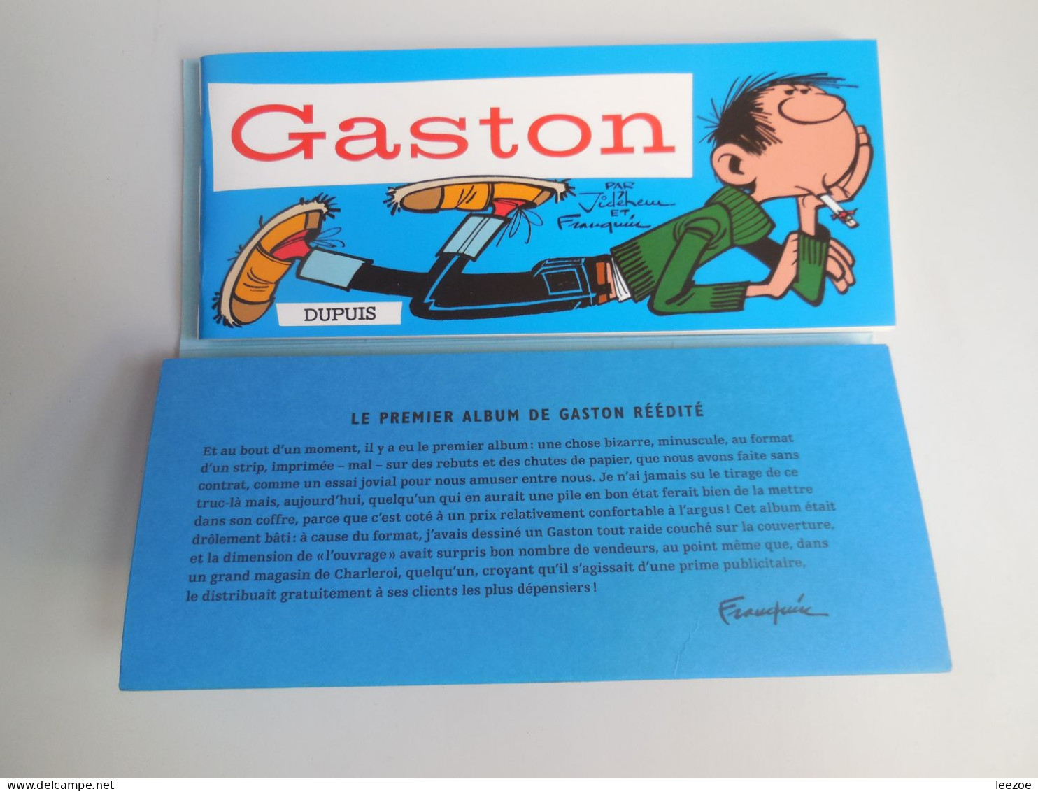 BD GASTON 0, étui Collector Format Italien Tirage Limité à 1999 EX, 2017..................N5.05.2023 - Gaston