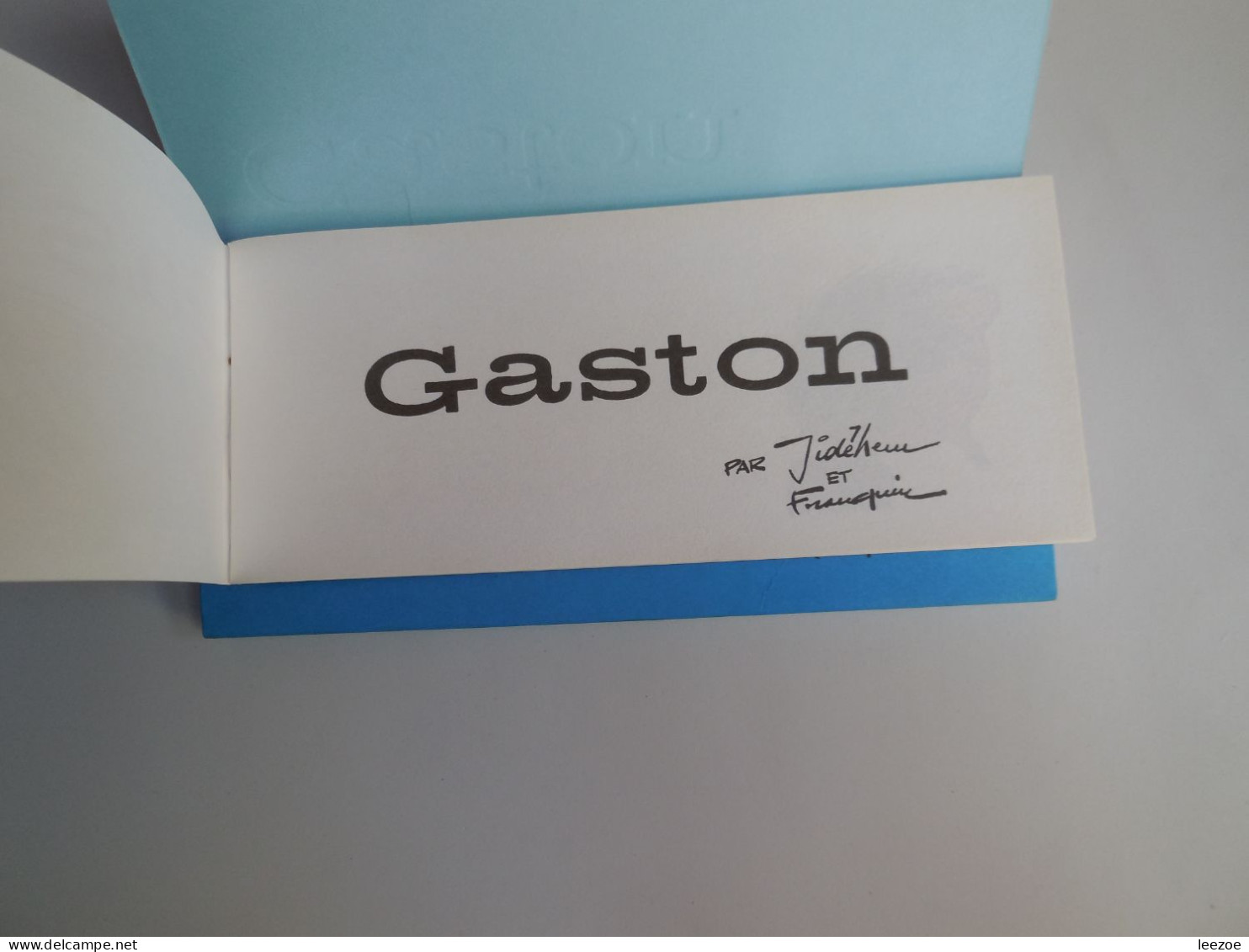 BD GASTON 0, étui Collector Format Italien Tirage Limité à 1999 EX, 2017..................N5.05.2023 - Gaston