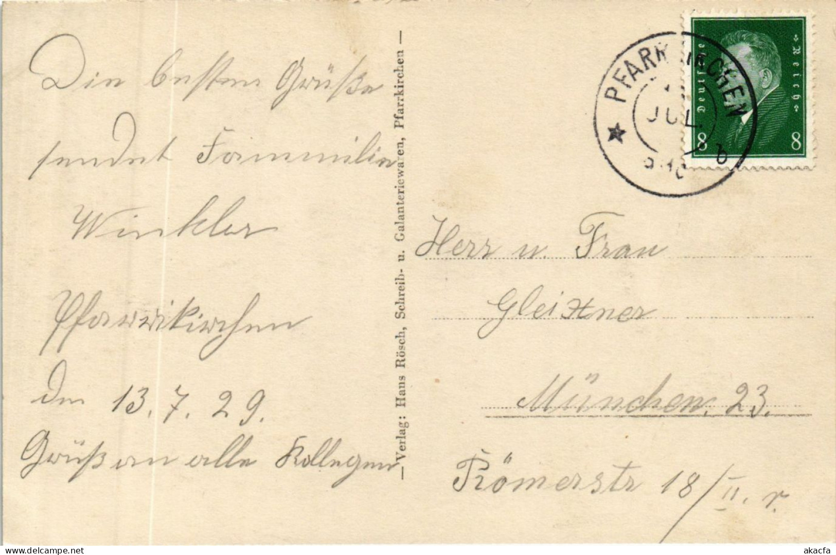 CPA AK Pfarrkirchen Vue Generale GERMANY (892714) - Pfarrkirchen