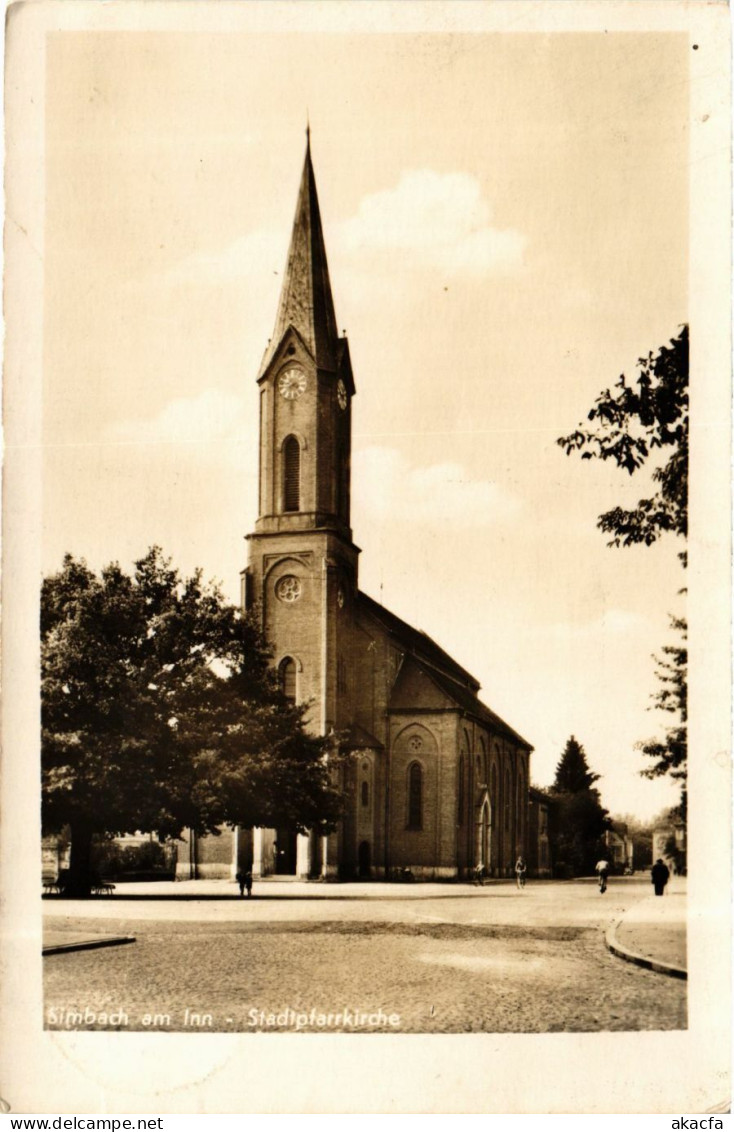 CPA AK Simbach Stadtpfarrkirche GERMANY (891885) - Simbach