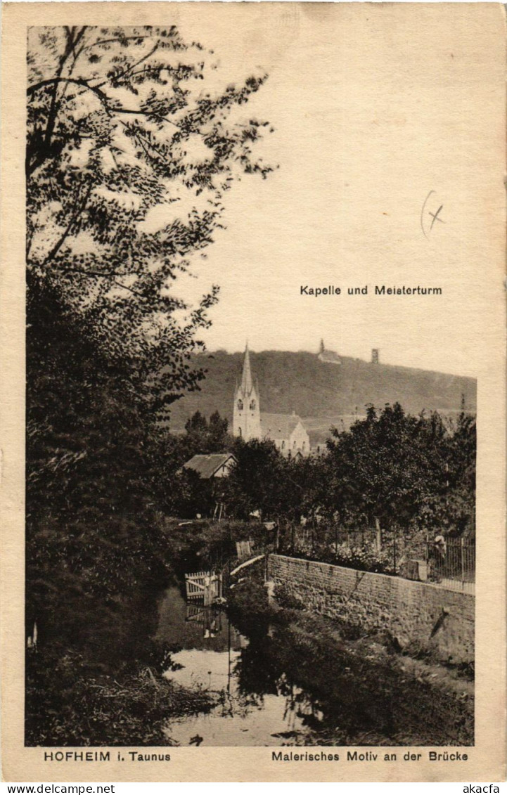 CPA AK Hofheim- Kapelle Und Meisterturm GERMANY (949572) - Hofheim