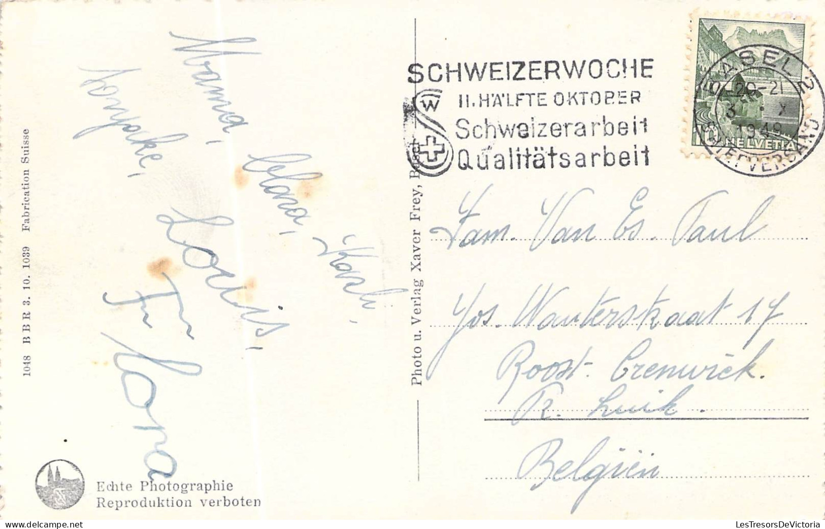 SUISSE - Basel - Munster Mit Rheinpfalz - Carte Postale Ancienne - Bâle