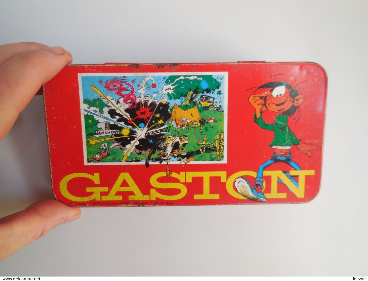 Objet Dérivé BD GASTON Lagaffe, Boite Métallique à Crayons Made In Hong-Kong..................2B...5 - Gaston
