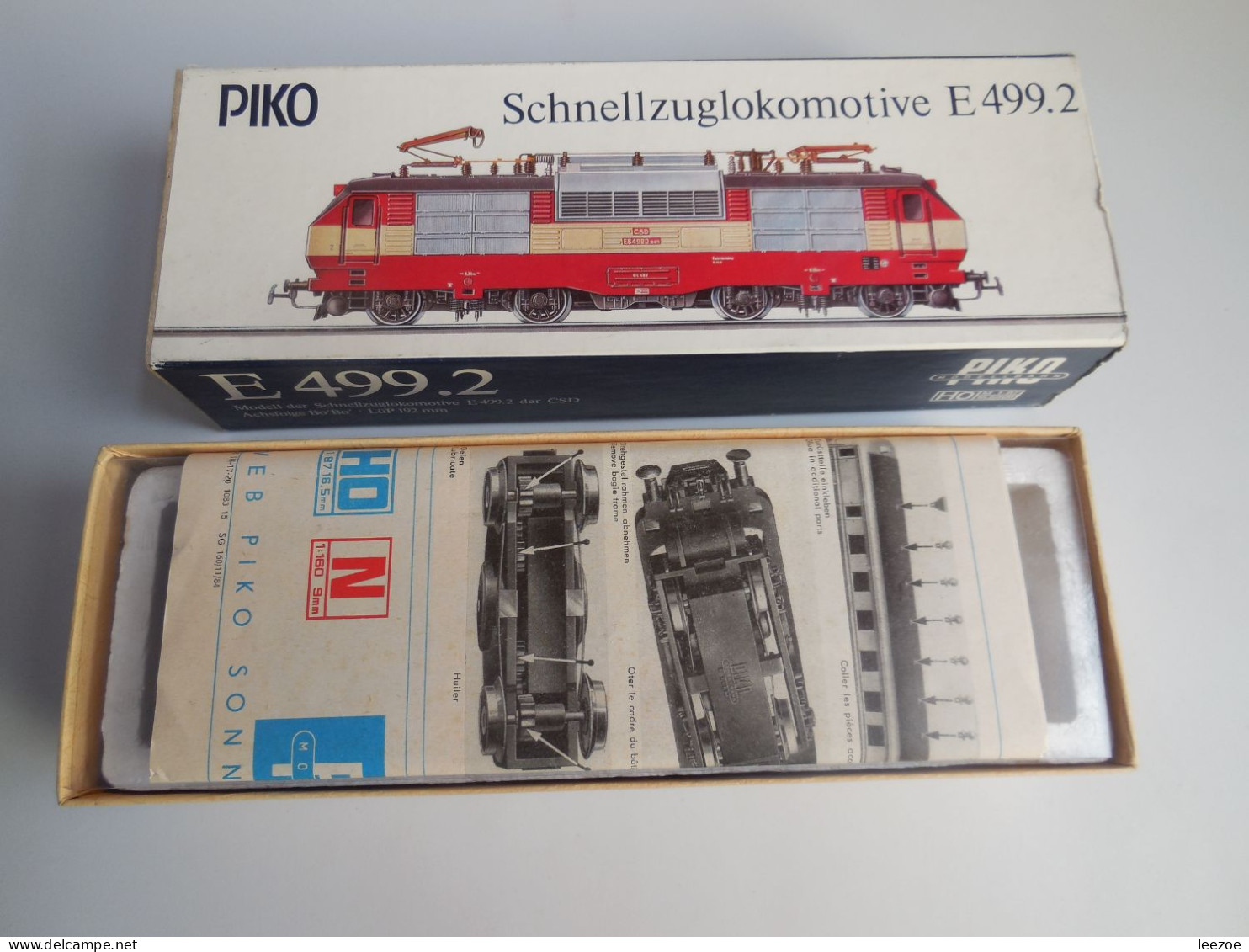 schnellzuglokomotive E 499.2, PIKO locomotive électrique ........2B...5