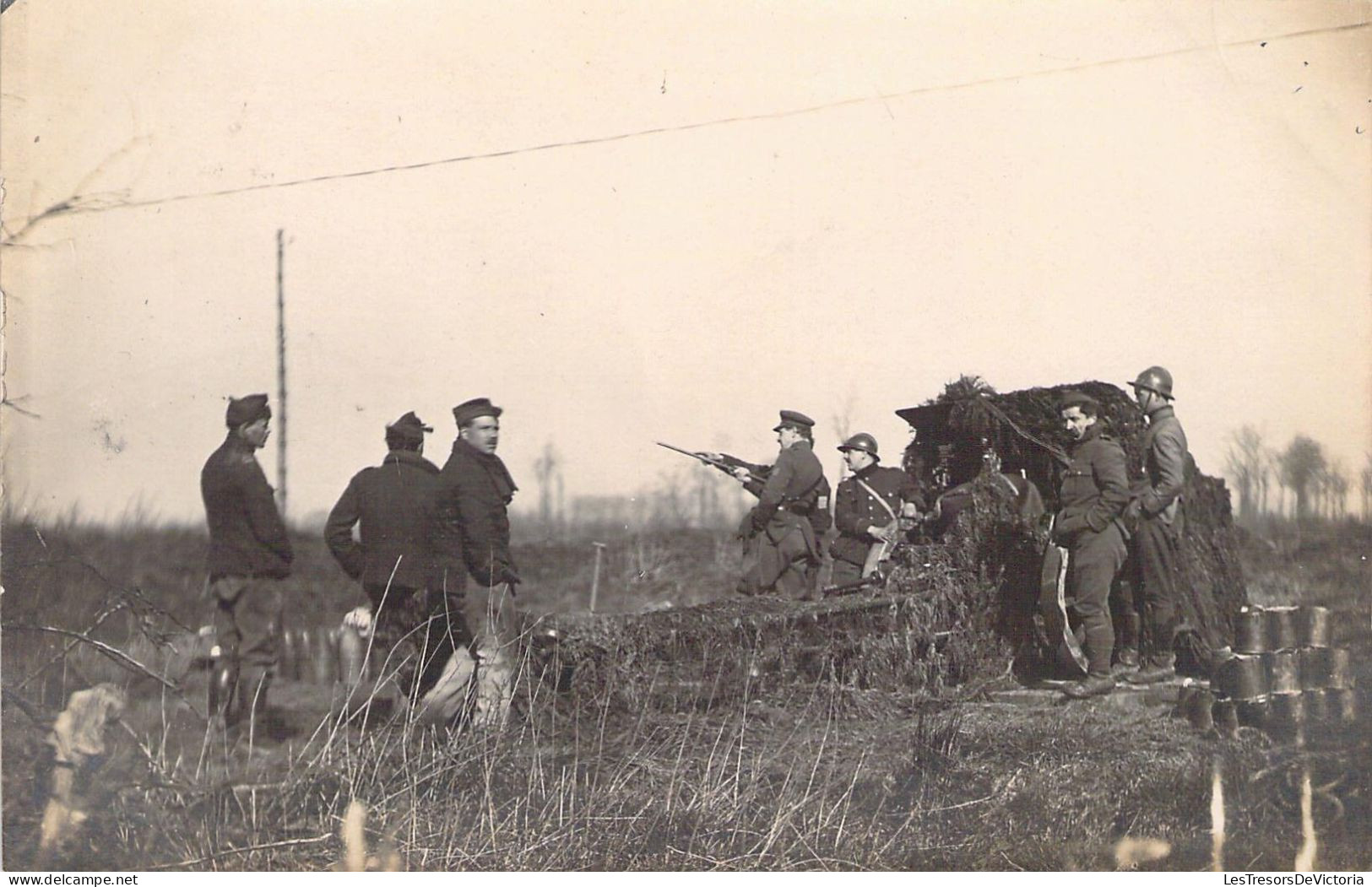 MILITARIA - Manoeuvres Militaires - Carte Postale Ancienne - Manoeuvres