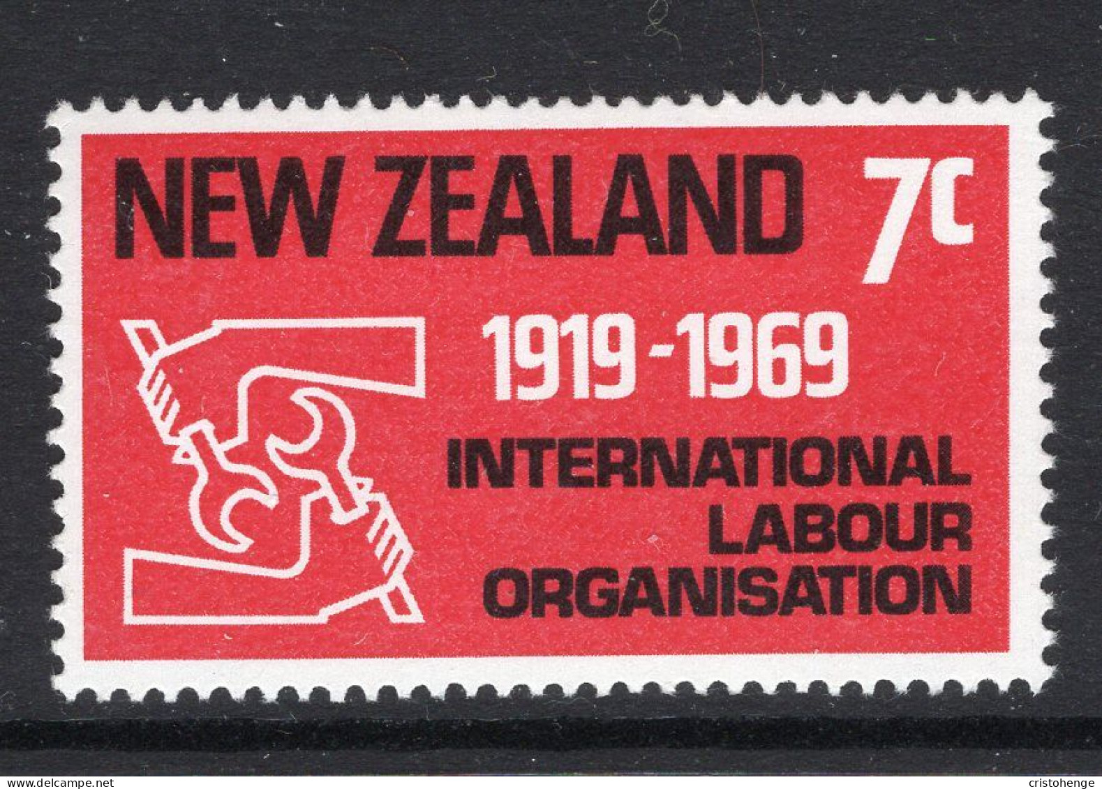 New Zealand 1969 50th Anniversary Of International Labour Organisation MNH (SG 893) - Nuevos