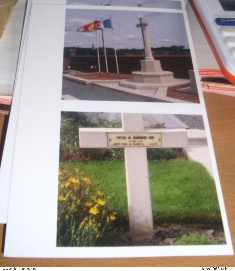 Audregnies , Cimetière Militaire  Anglais + Le Monument 14 - 18 - Quiévrain