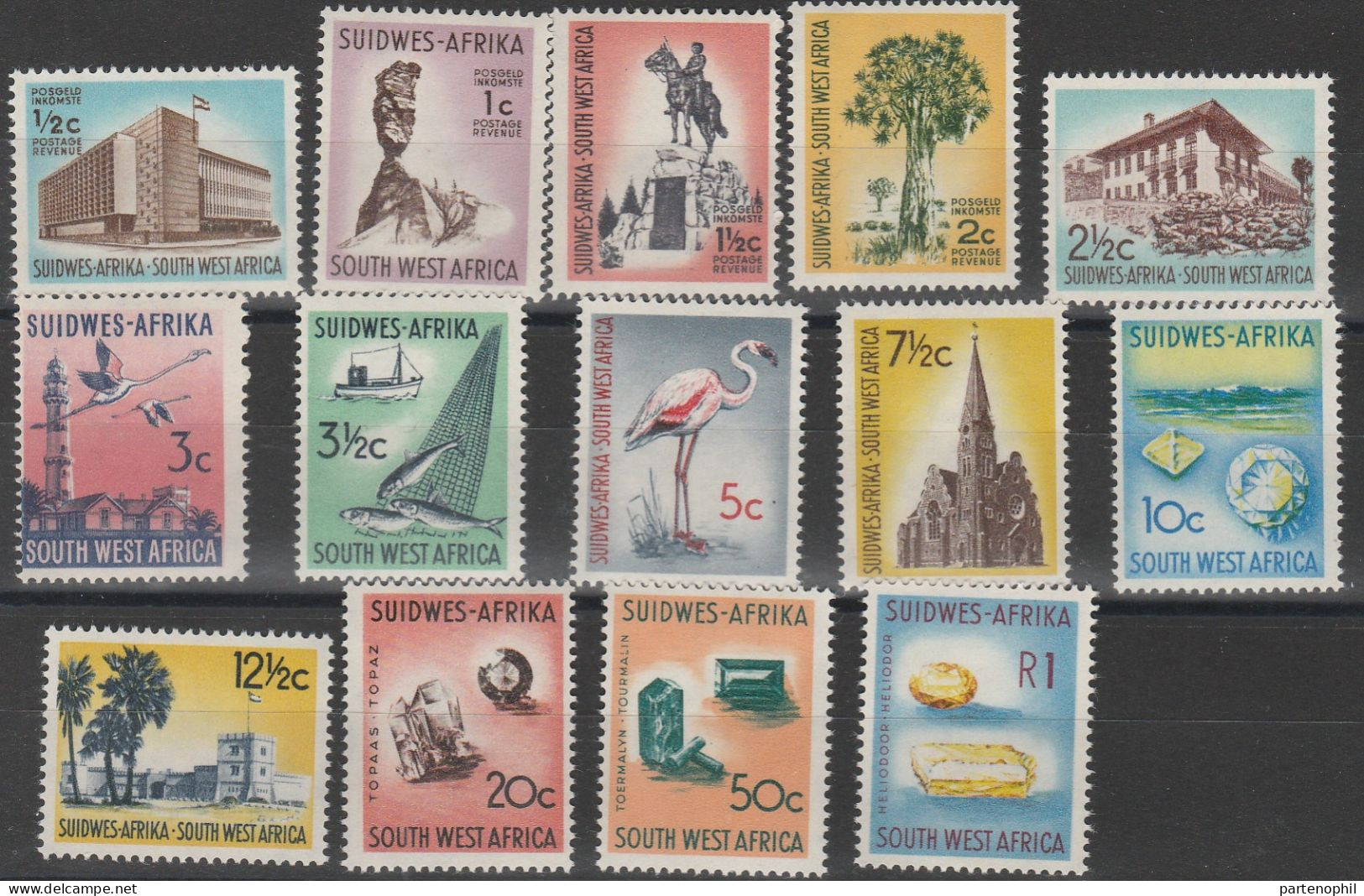 614 Bechuanaland  1961 - Definitiva, Animali, Uccelli, N. 119/32. Cat. € 95,00. SPL - 1965-1966 Autonomie Interne