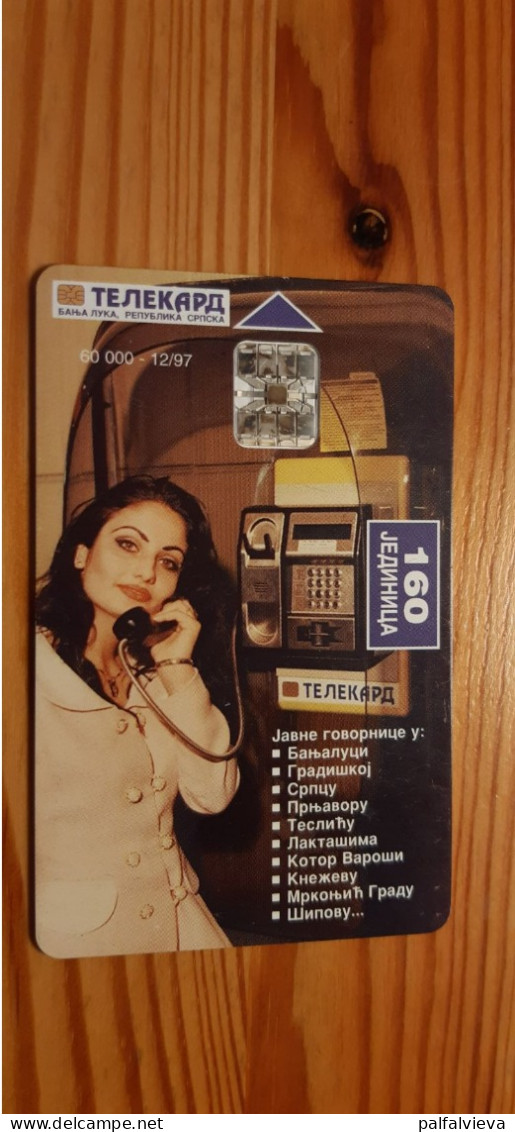 Phonecard Bosnia - Woman 12/97 - Bosnien