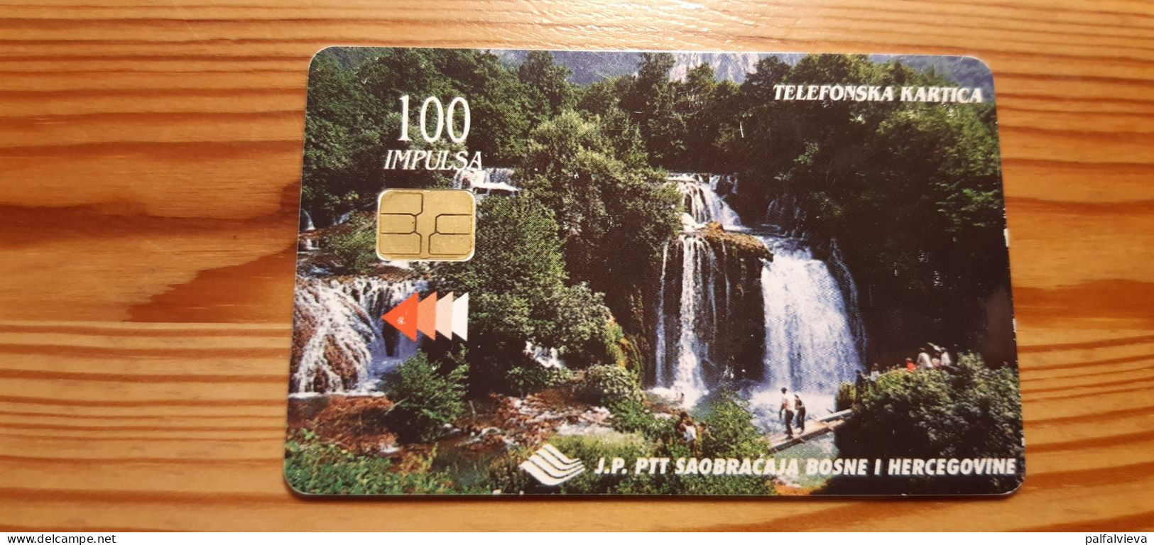 Phonecard Bosnia - Waterfall - Bosnien