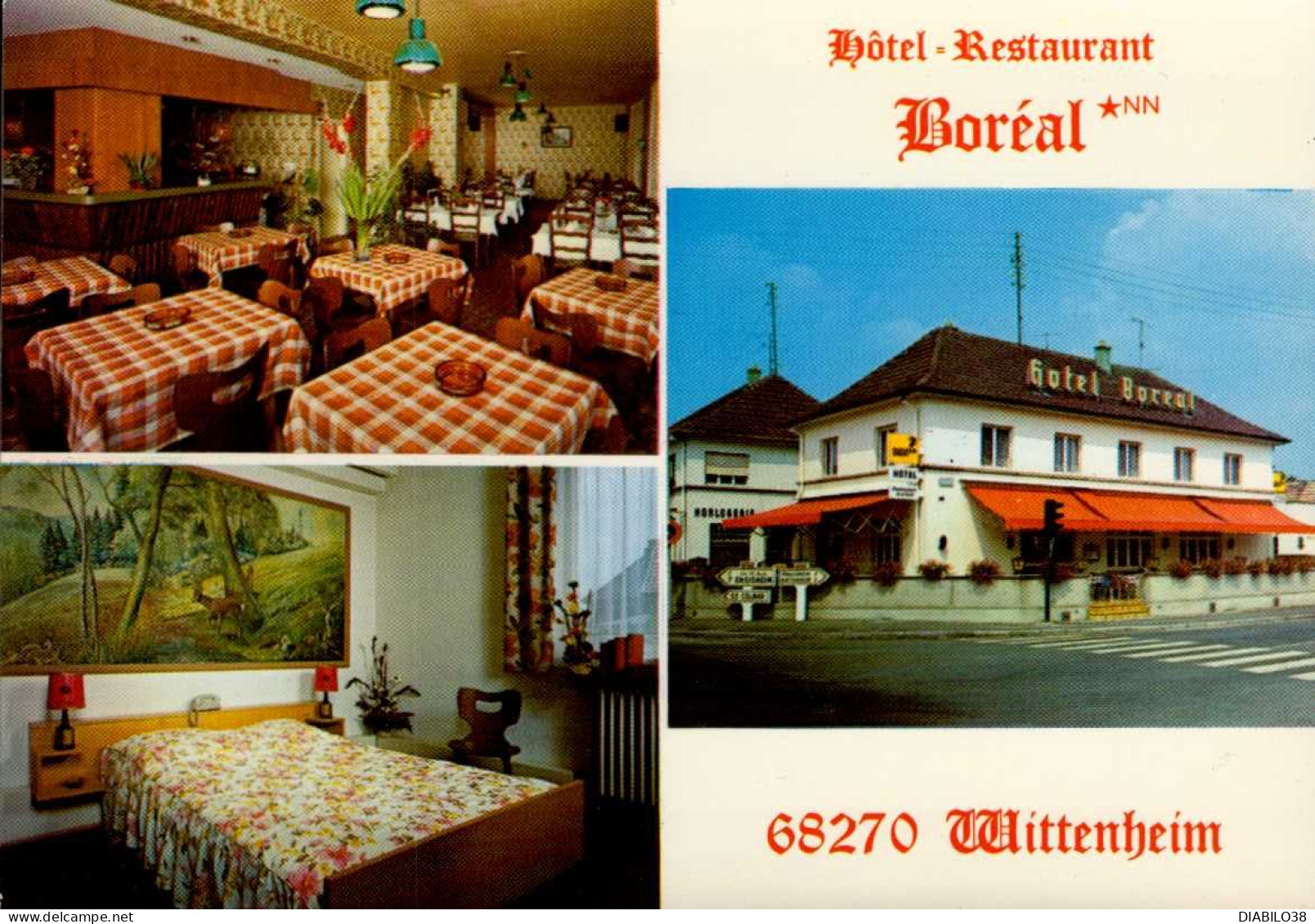 WITTENHEIM . HOTEL RESTAURANT BOREAL  ( HAUT RHIN ) - Wittenheim