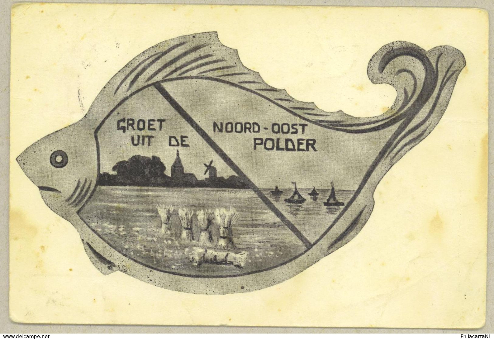 Noordoostpolder *** Landelijk Gezicht - Oud - Slechte Kwaliteit - Andere & Zonder Classificatie