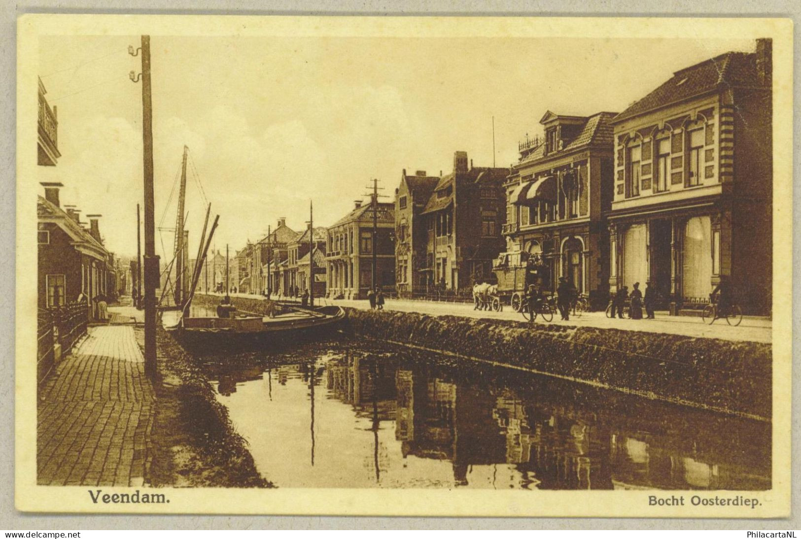 Veendam *** Bocht Oosterdiep - 1926 - Mindere Kwaliteit - Veendam