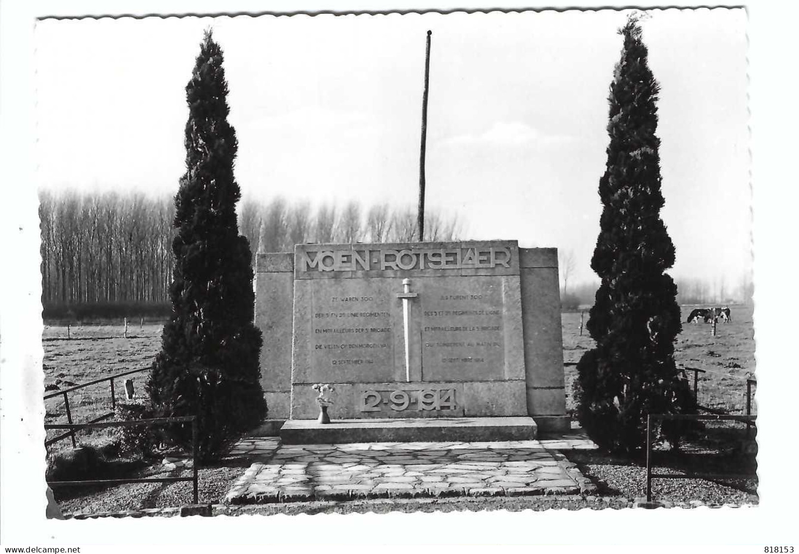 Rotselaar  Monument Slag Bij De Molen 1914-1918 - Rotselaar