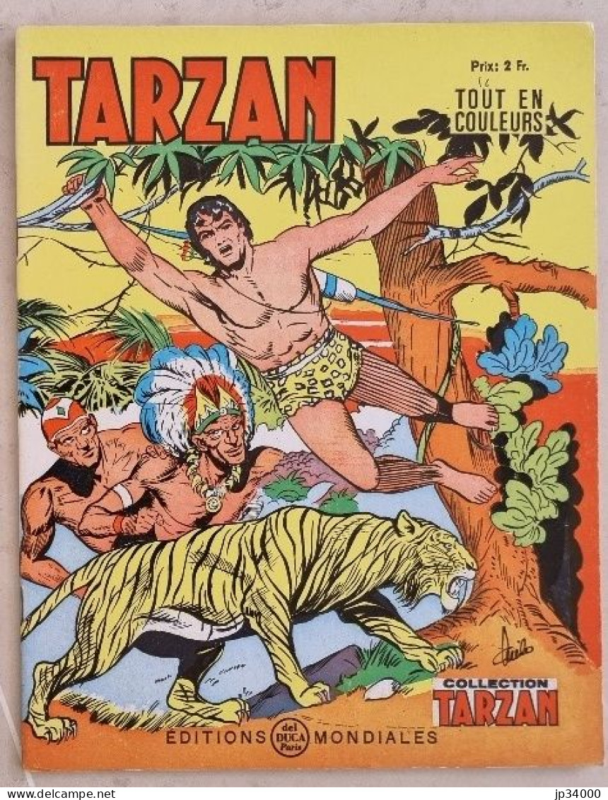 TARZAN N°43 - Editions Mondiales En 1970 - Tarzan