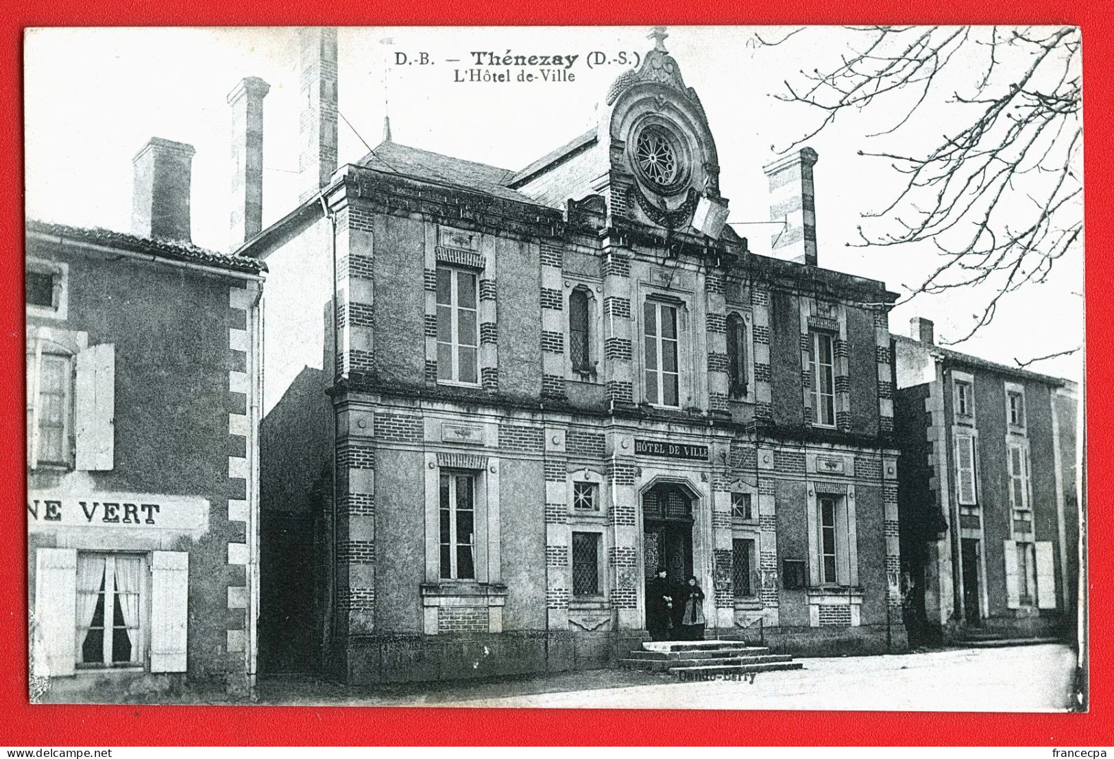 12397 - DEUX SEVRES - THENEZAY - L'Hôtel De Ville - Sauze Vaussais