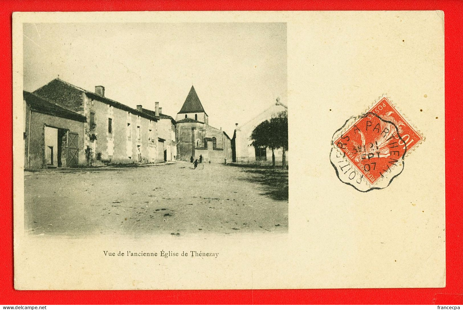 12398 - DEUX SEVRES - THENEZAY - Vue De L'ancienne Eglise De Thénezay - Thenezay