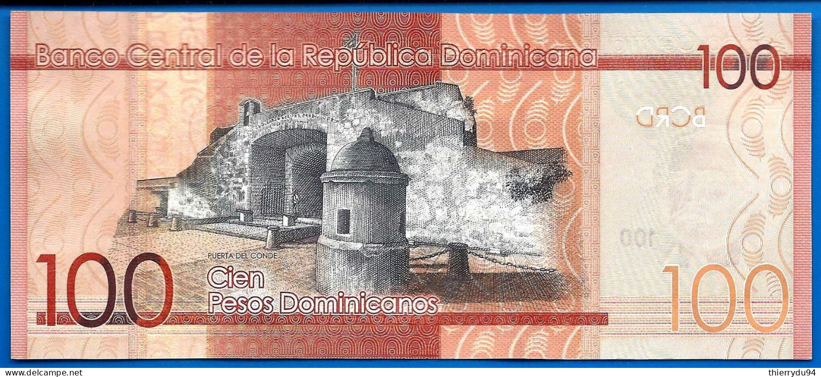 Republique Dominicaine 100 Pesos Dominicain 2019 Neuf UNC Dominican Republic Paypal Bitcoin OK - Dominicana