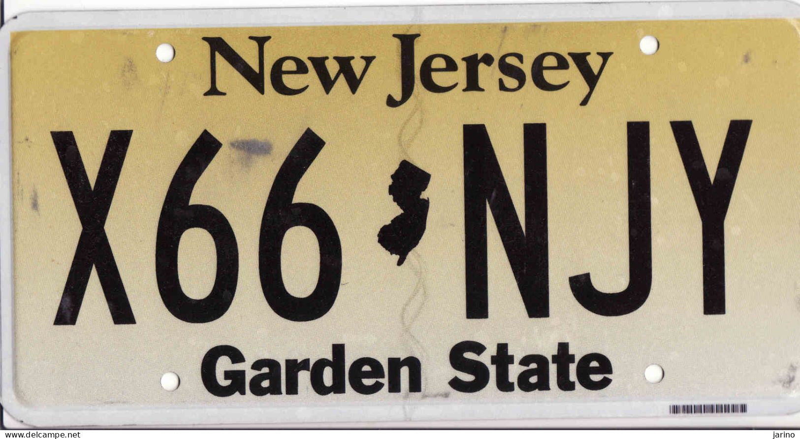 Plaque D' Immatriculation USA - State New Jersey, USA License Plate - State New Jersey, 30,5 X 15 Cm, Fine Condition - Placas De Matriculación