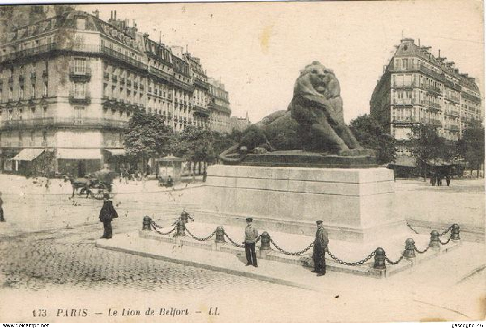 75-008 Paris - Le Lion De Belfort LL N°173 - Statues