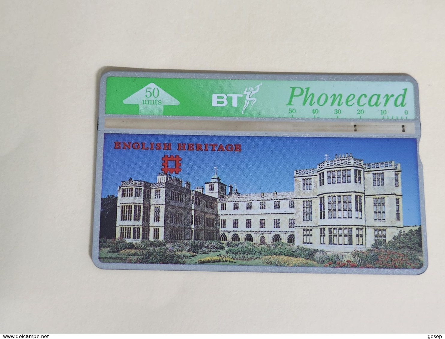 United Kingdom-(BTA103)-HERITAGE-audley End House-(164)(50units)(547C79583)-price Cataloge3.00£-used+1card Prepiad Free - BT Advertising Issues
