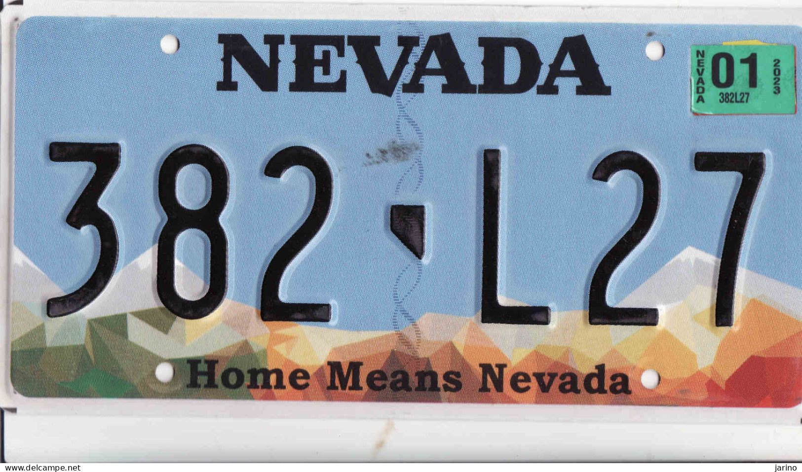 Plaque D' Immatriculation USA - State Nevada, USA License Plate - State Nevada, 30,5 X 15 Cm, Fine Condition - Placas De Matriculación