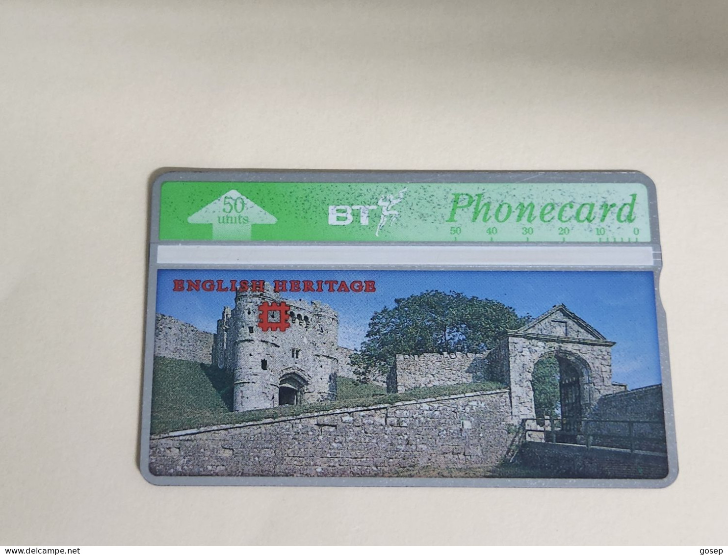 United Kingdom-(BTA105)-HERITAGE-carisbrooke Castle-(171)(50units)(508E91539)price Cataloge8.00£-mint+1card Prepiad Free - BT Emissions Publicitaires